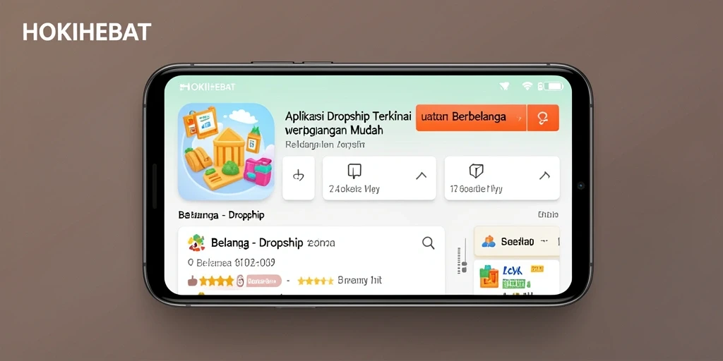 Tampilan antarmuka HOKIHEBAT yang intuitif dan fungsional untuk pengalaman belanja yang optimal.
