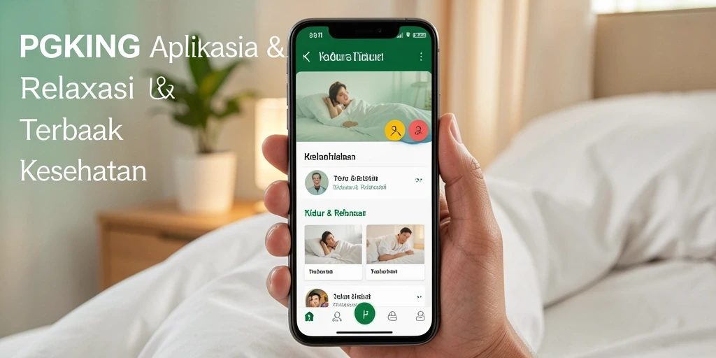 Antarmuka pengguna PGKING yang memberikan pengalaman relaksasi yang mendalam.