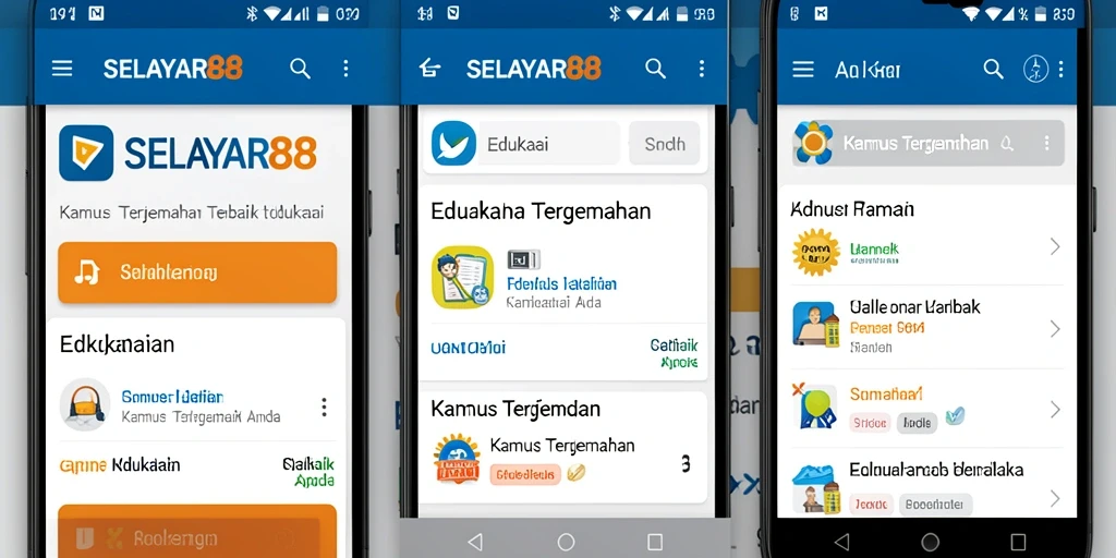 Antarmuka pengguna SELAYAR88 yang sederhana dan fungsional.