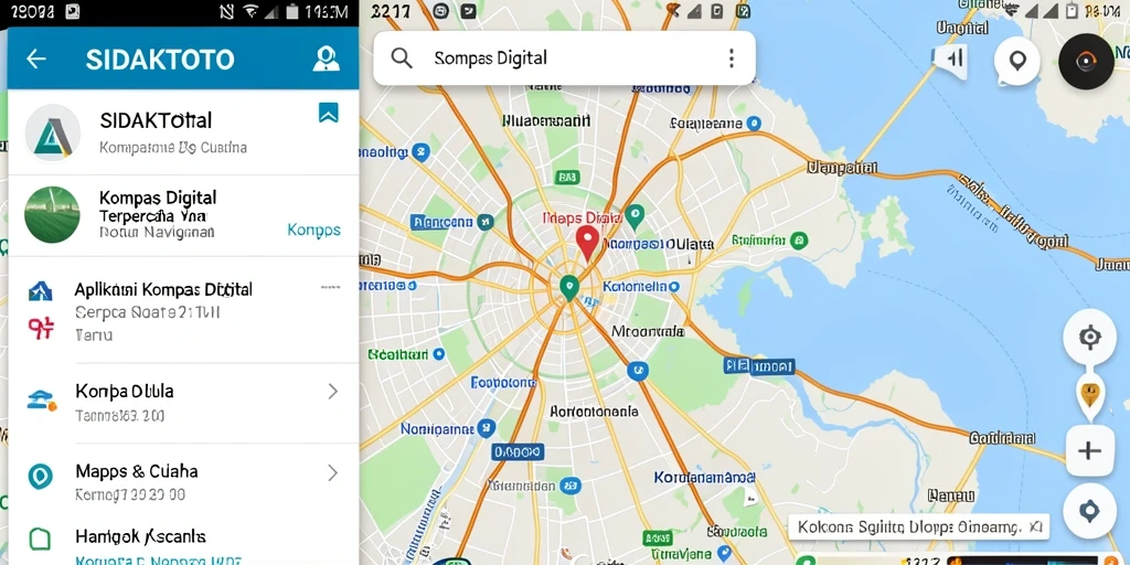 Tampilan antarmuka aplikasi SIDAKTOTO yang modern dan informatif